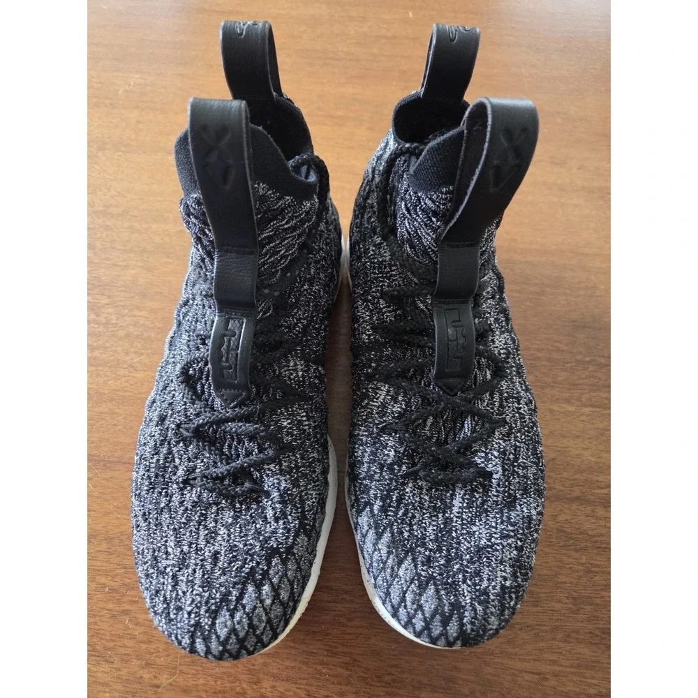 Nike Lebron 15 Sneakers Ashes Battleknit Men's 6.5 Youth 6.5 Oreo Basketball